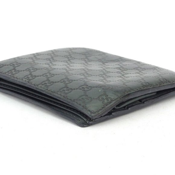 Gucci wallets Gutchishima gray gray leather Authentic used - Picture 2 of 9